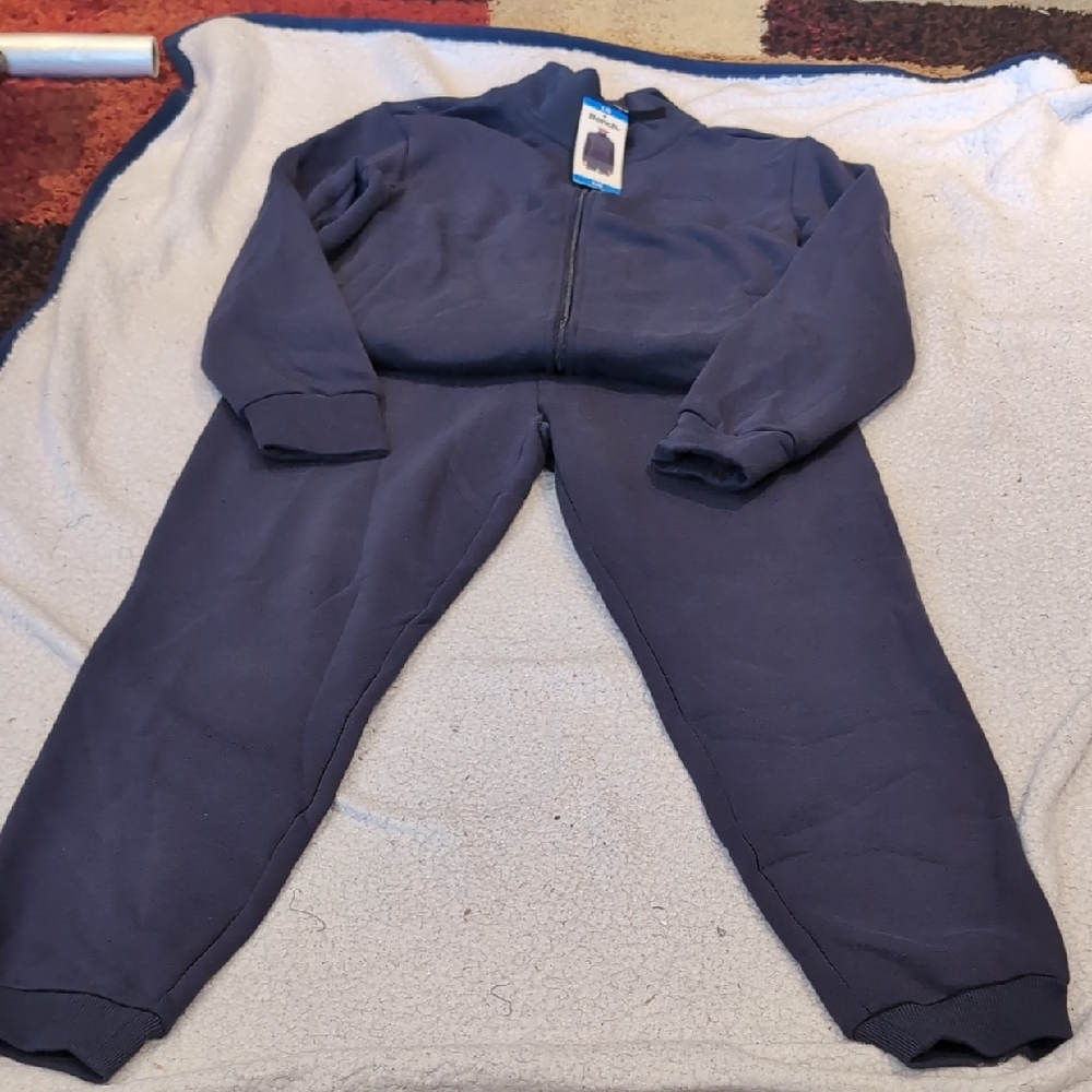 L: Bench Navy Blue Full-Zip Jumpsuit